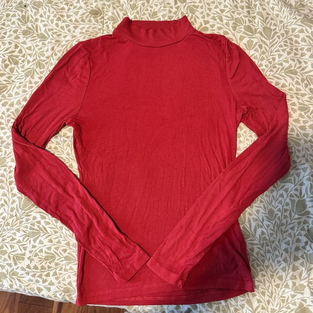Cotton On Long Sleeve Mock Neck Top